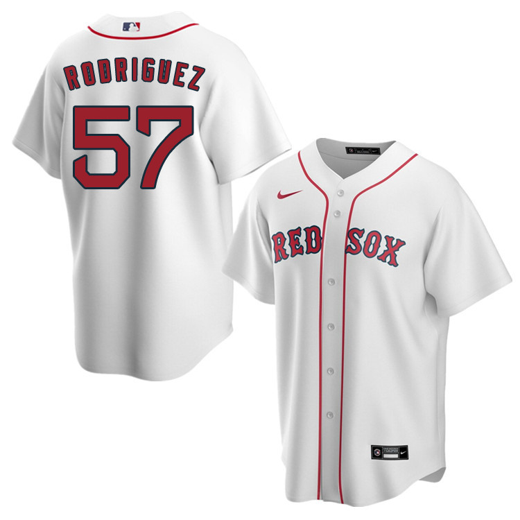 Nike Men #57 Eduardo Rodriguez Boston Red Sox Baseball Jerseys Sale-White